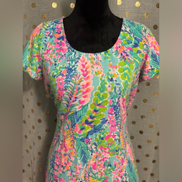 🦄 Catch the Wave Tammy Dress Lilly Pulitzer Medium EUC - Picture 3 of 15